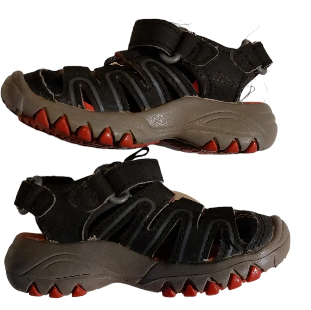 Cat and Jack Afton Hiking Fisherman Sandals Toddler Size 5 Blue And Red
